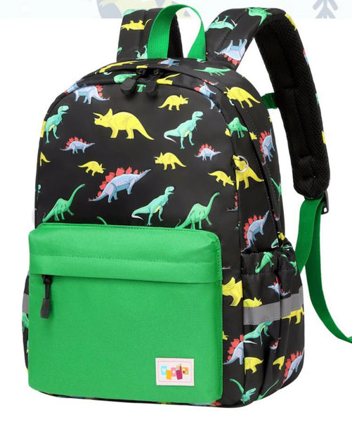 15” Backpack - Green Dino