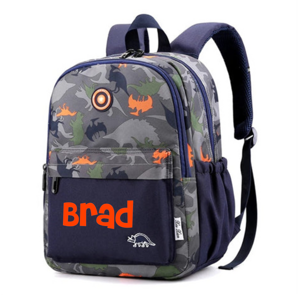 14” Backpack - Dinosaur theme