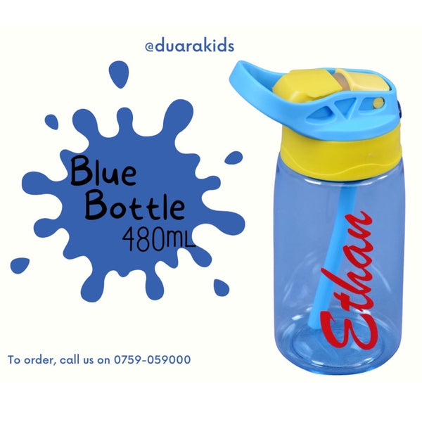 480ml Water Bottle - Blue