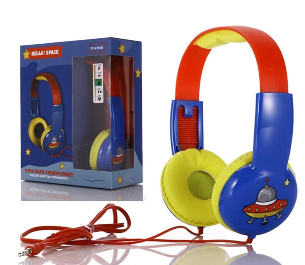 Wired Headphones - Red Spacecraft