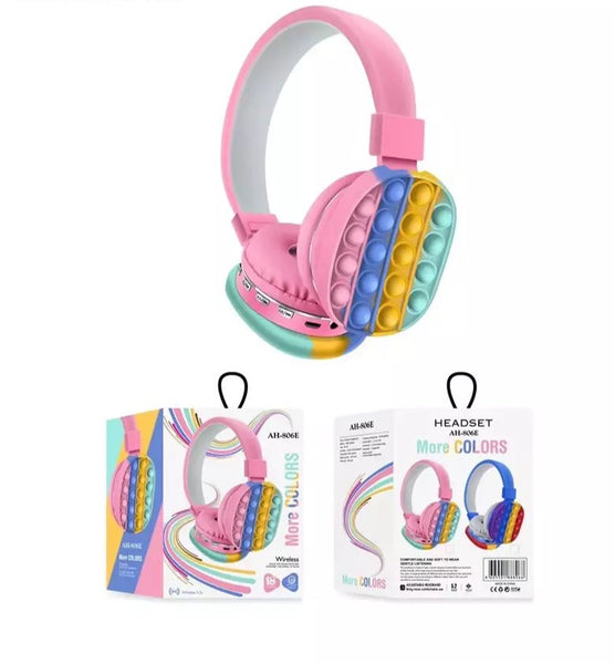 PopIt Wireless Headphones - Pink