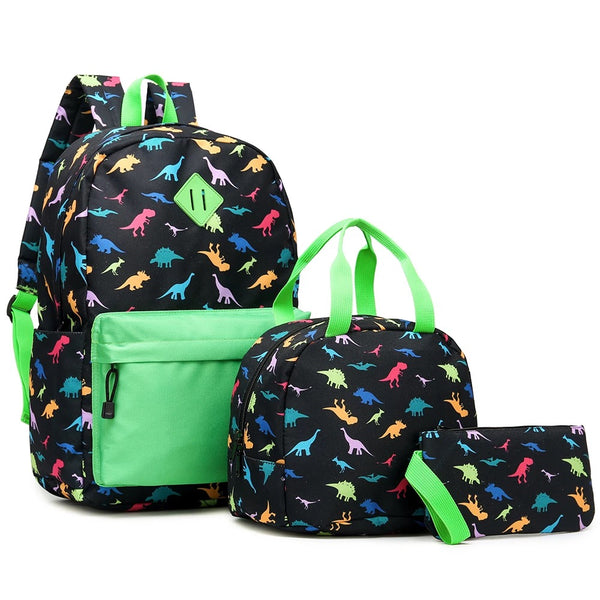 17” Backpack Set - Dinosaur theme